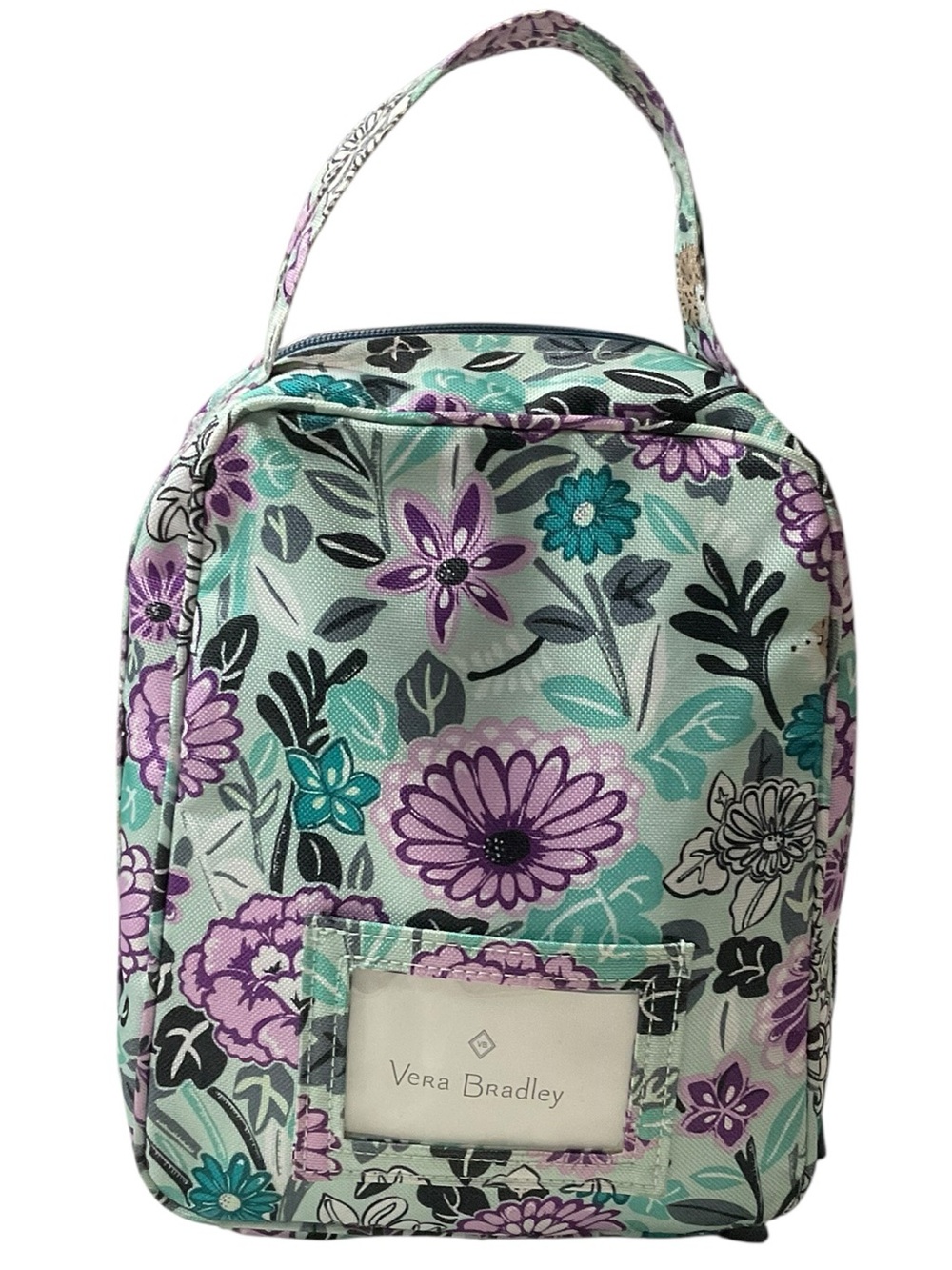 Vera Bradley Mint Floral Insulated Lunch Tote in Penelope’s Garden